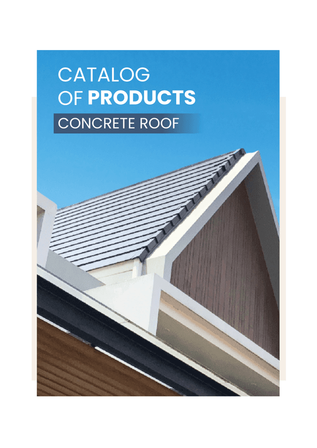 Katalog Concrete Roof